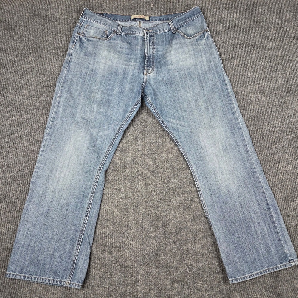 Wrangler Jeans Co Mens Relaxed Boot Cut Light Wash Denim Jeans 40x30 98RTWSP